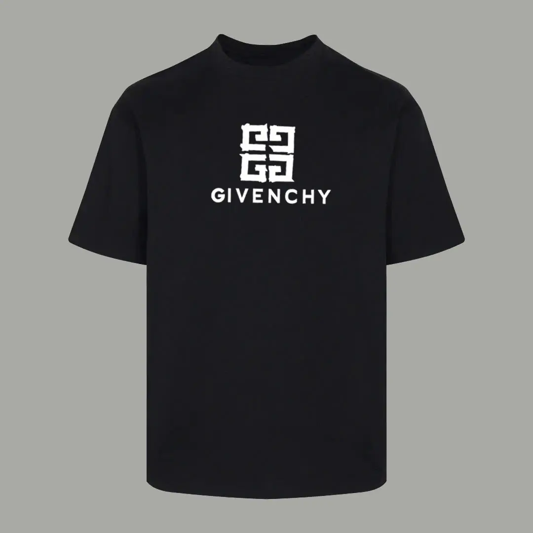 Givenchy Slim Fit Logo Star T Shirt Black
