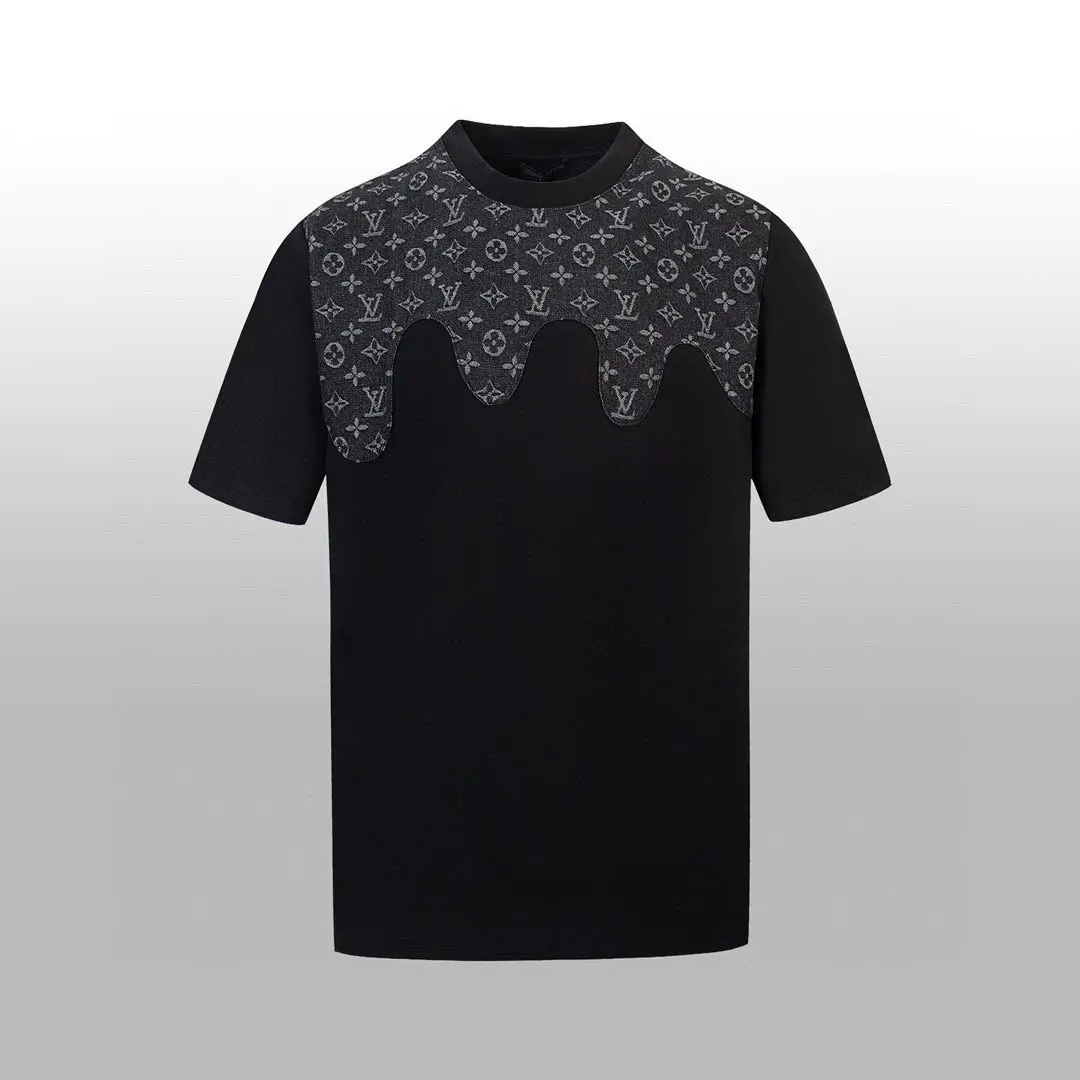 Louis Vuitton Camiseta De Algodão Com Degradé