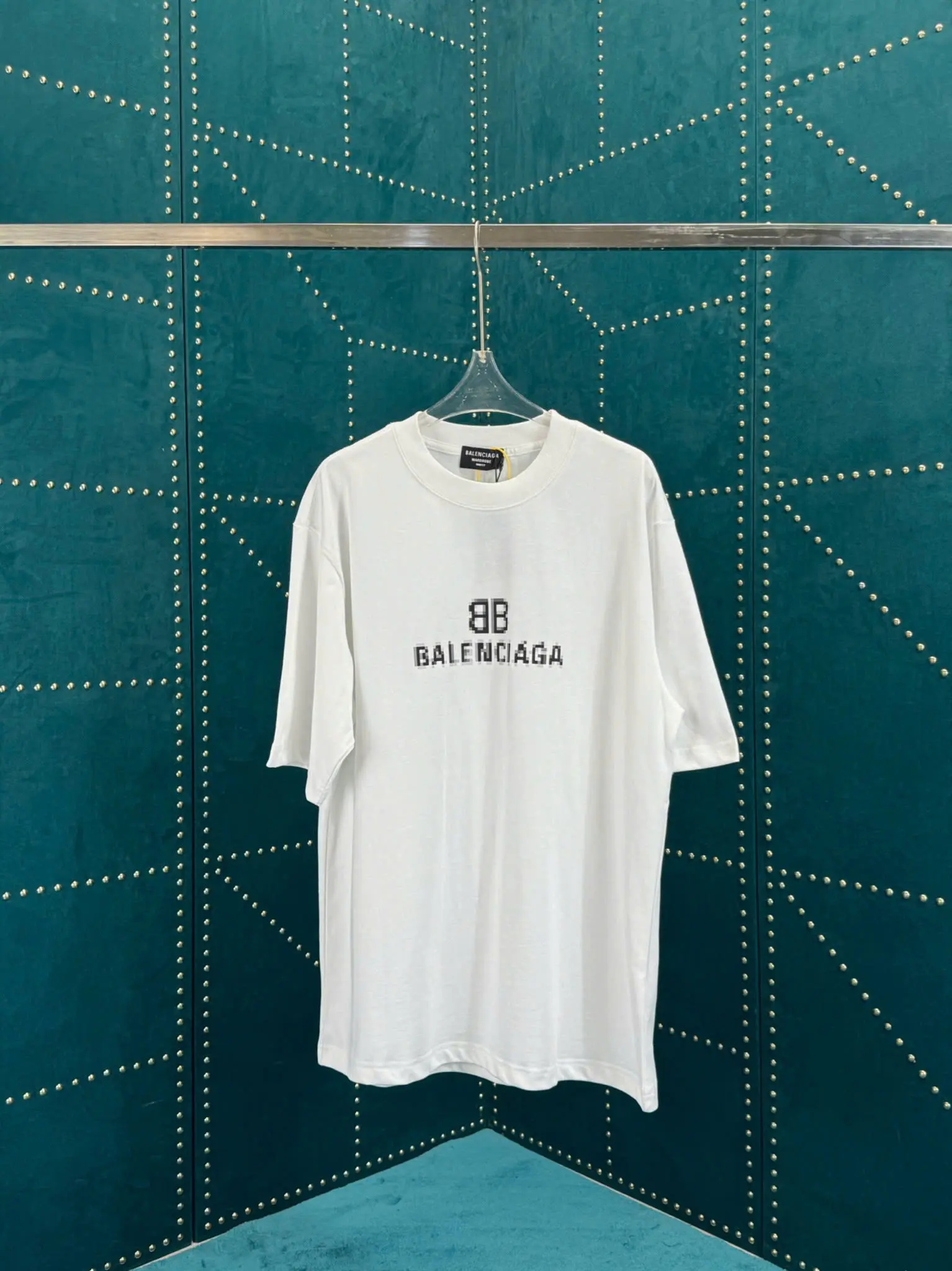 Balenciaga Mosaic Logo Short Sleeve